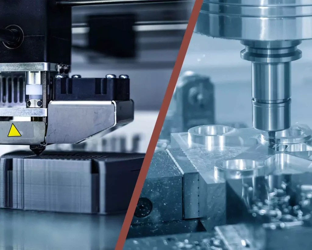 Polyjet 3D Printing vs cnc machining