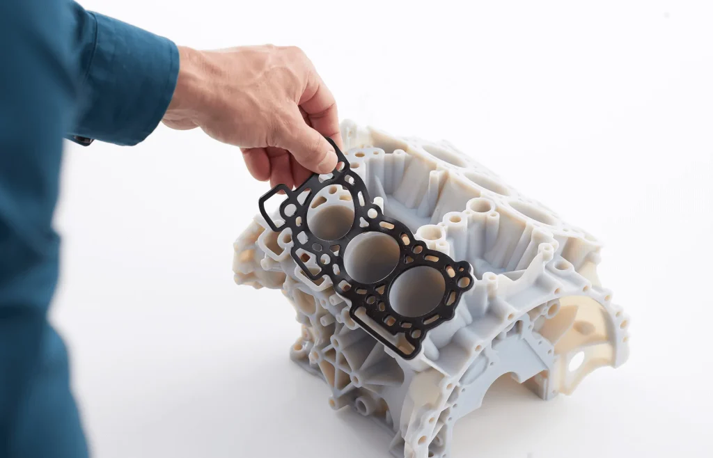 Polyjet 3D printing Technolgoy Making engine models