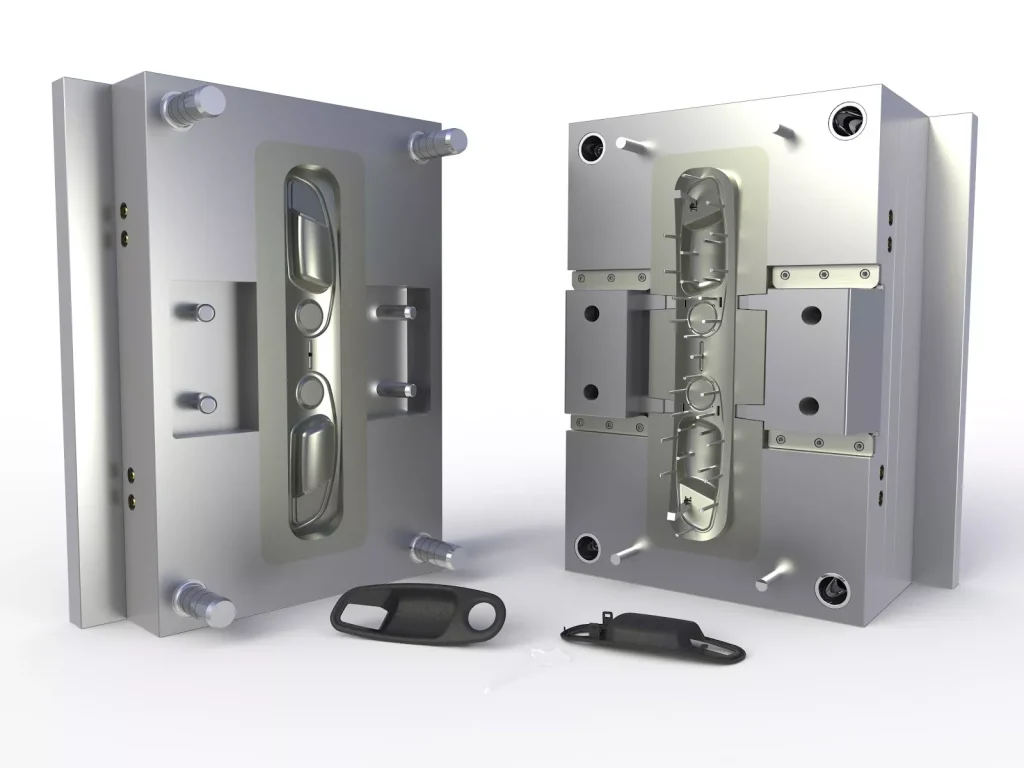 Rapid tooling and rapid prototyping of plastic parts