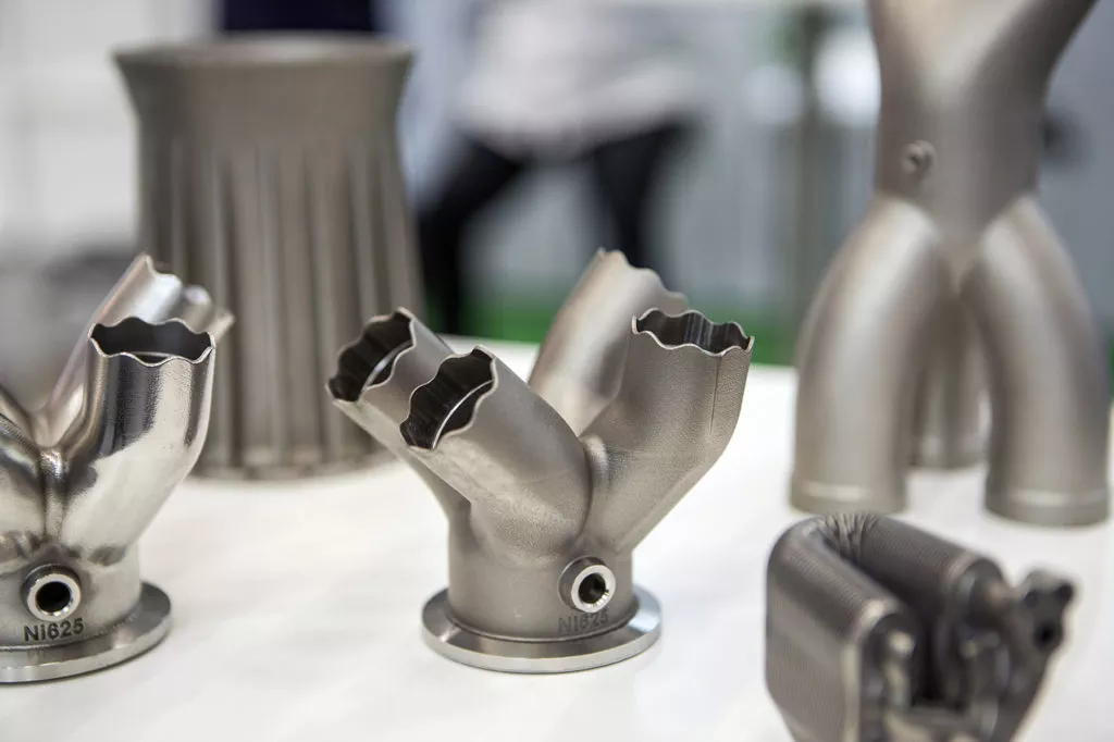 Surface treated metal 3D printed parts