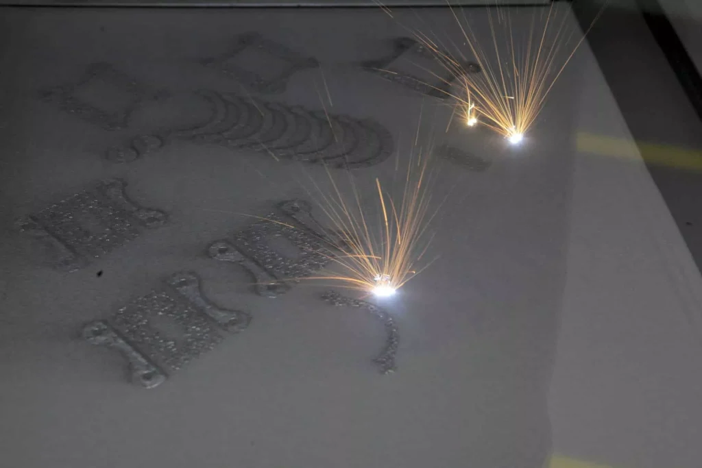 The manufacturing process of metal 3D printed bicycle parts.jpeg