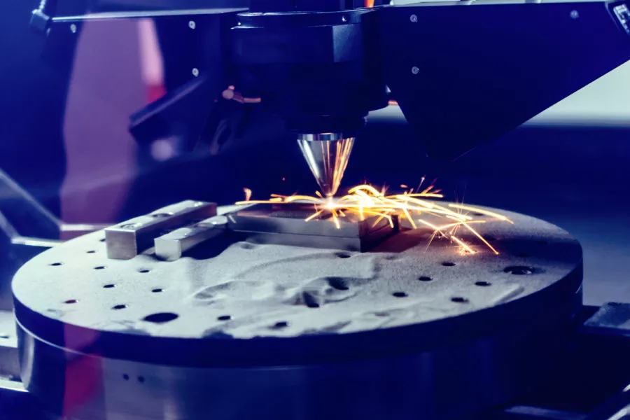 The process of metal 3D printers manufacturing custom metal parts