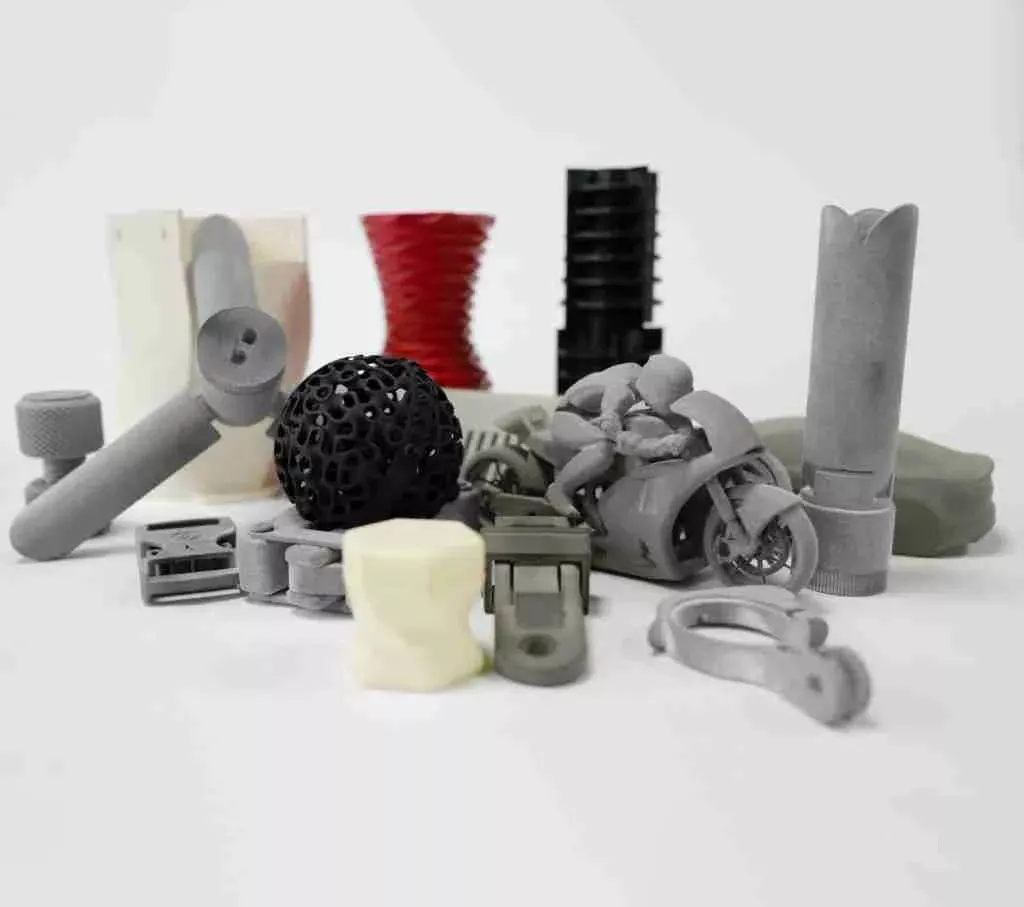 Various parts manufactured by selective laser sintering 3D printing1