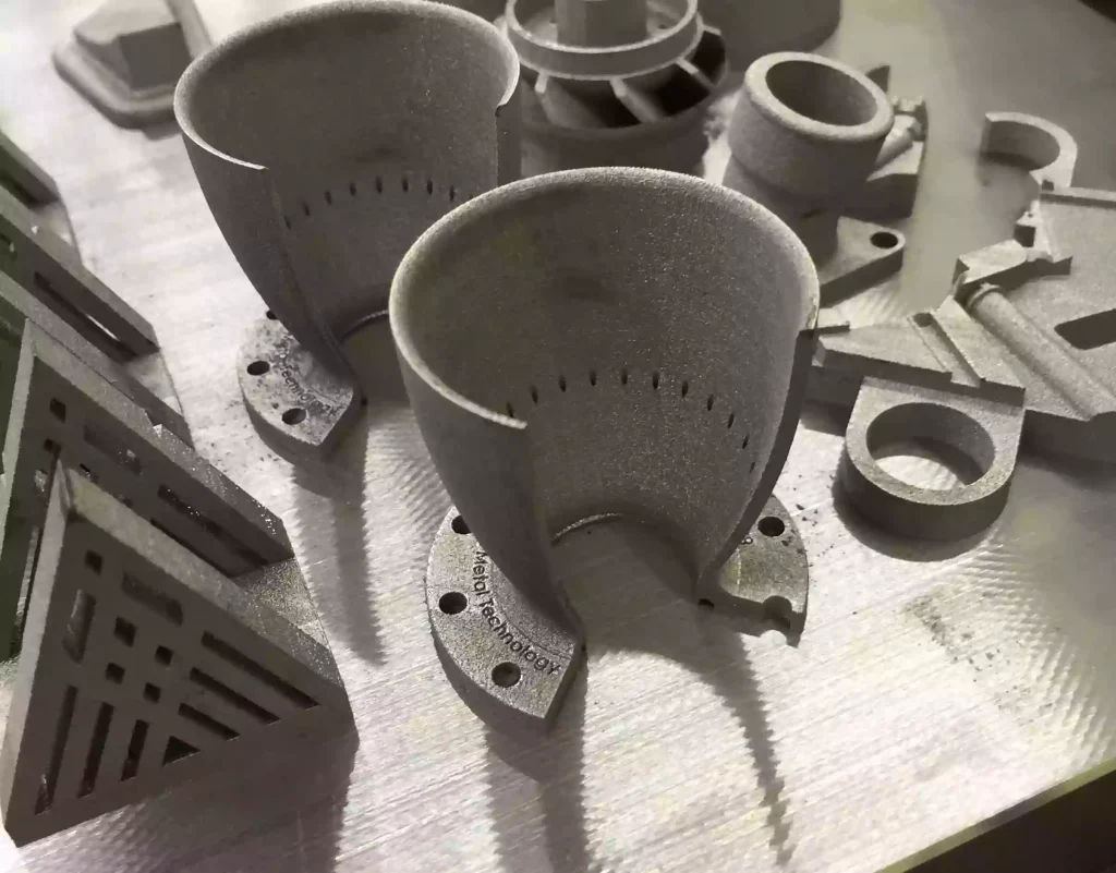 Metal 3D Printing Service 1 Various prototypes showcasing metal 3D printing of parts