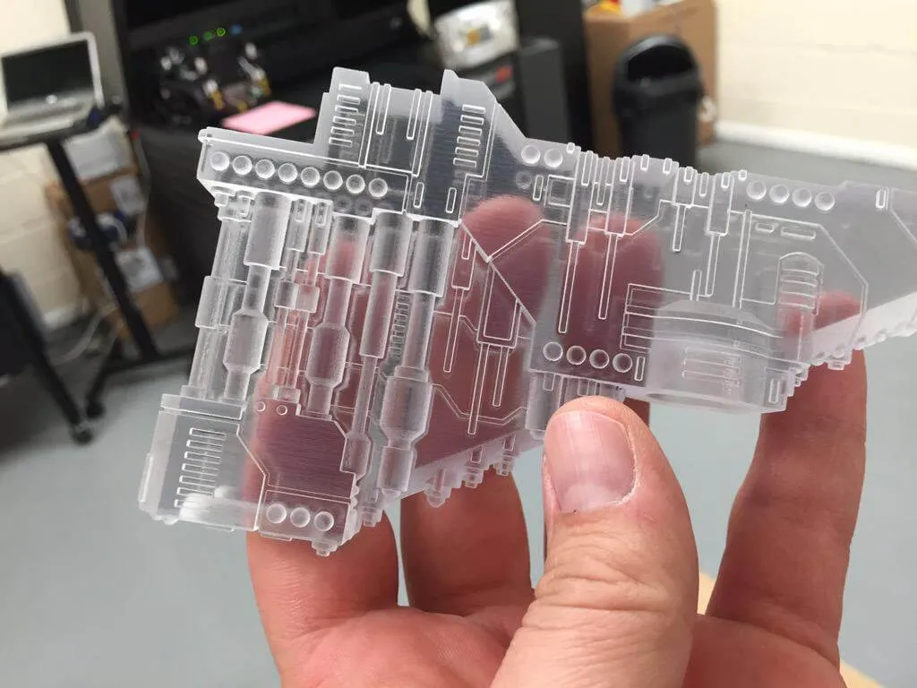 Vero Clear Polyjet 3D printing