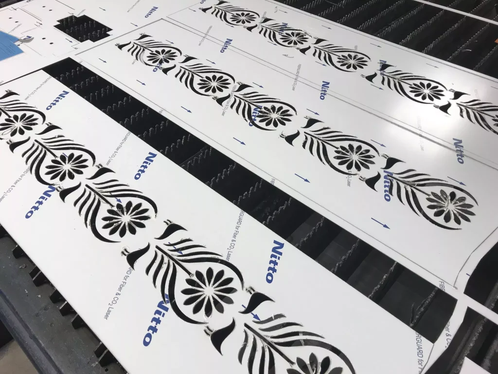 sheet cutting part