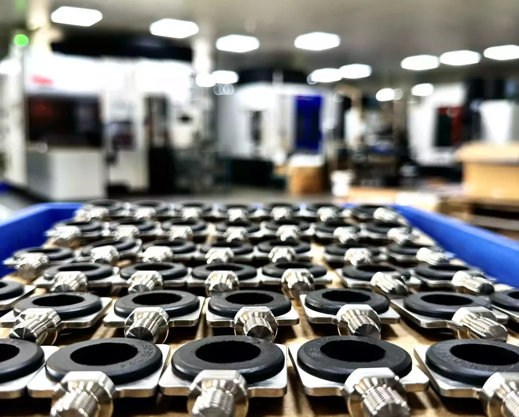 CNC milling machine parts manufacturing and assembly