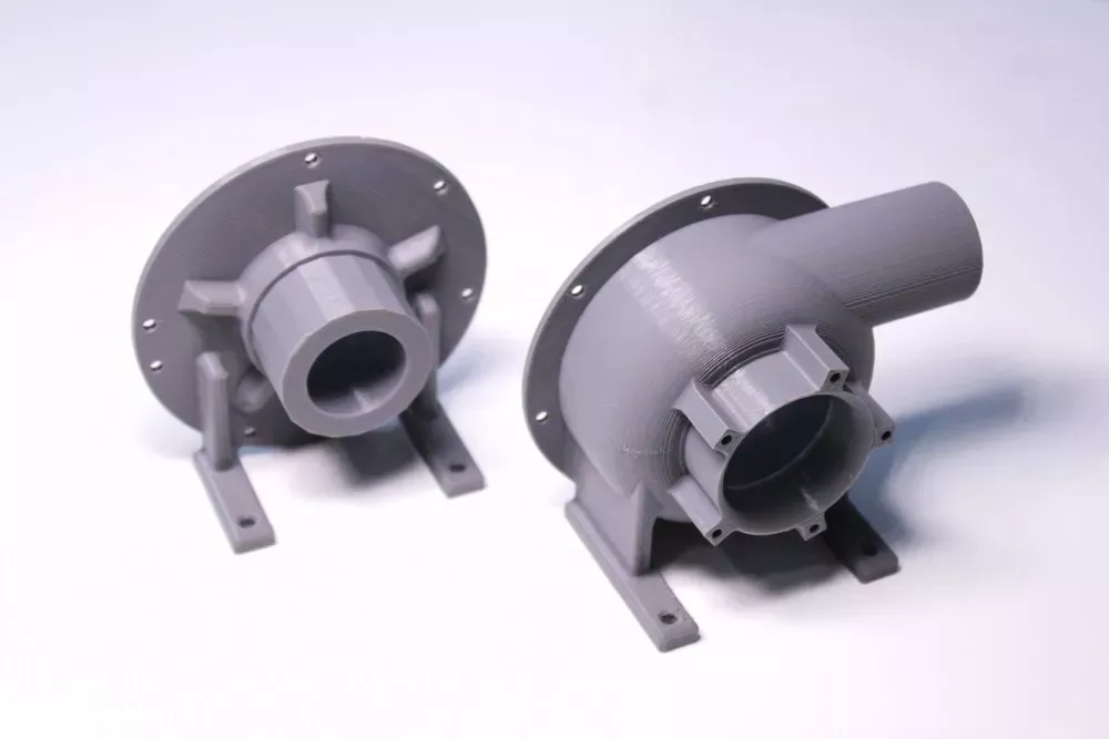 FDM 3D printed display model parts