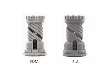 FDM vs. SLA