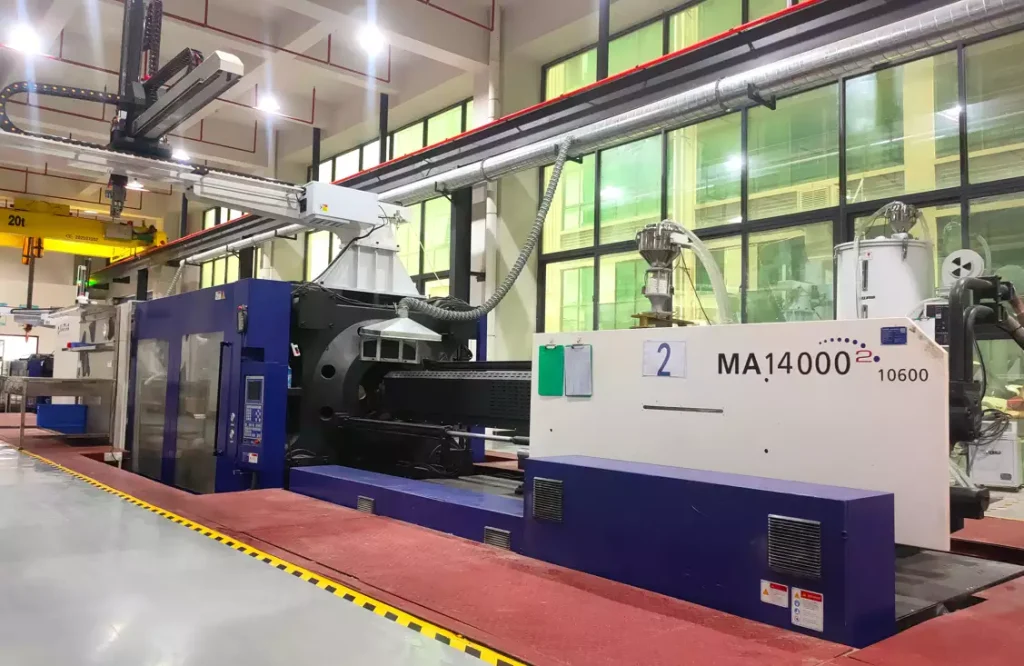 Large injection molding