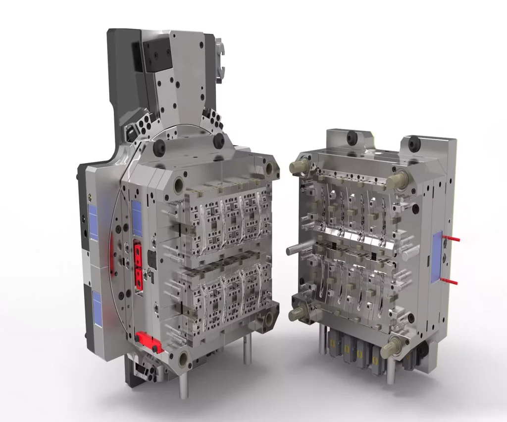 Large plastic injection molds for mass production of plastic products