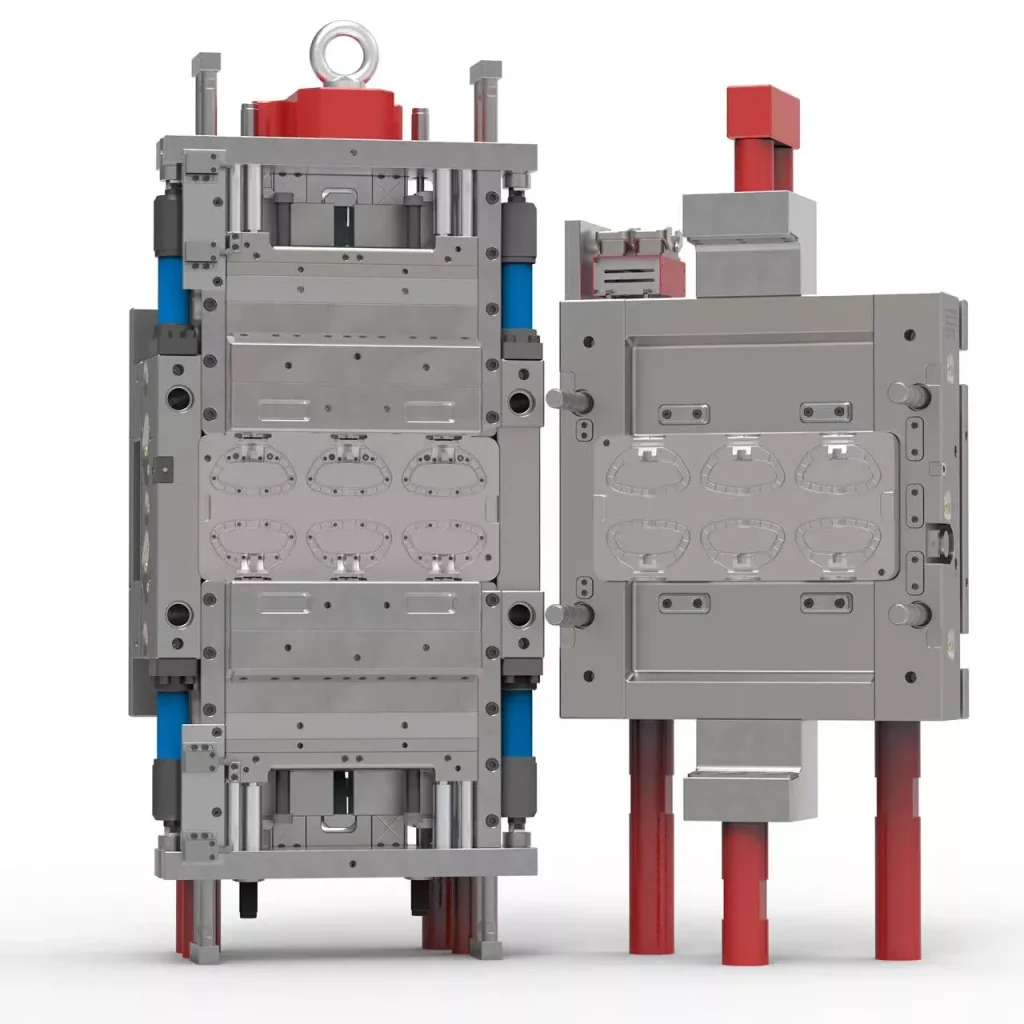 Precision hot flow injection mold