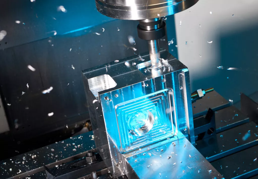 Square metal parts CNC milling