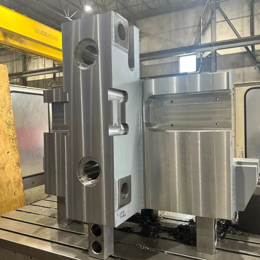 Contract manufacturing of large metal parts welding processing