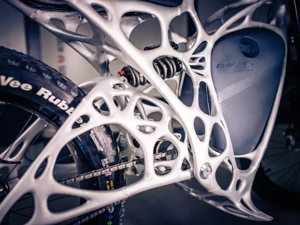 Metal 3D Printed Motorcycle Metal Structure Parts