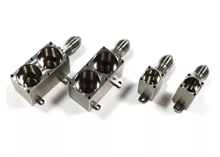 Titanium CNC Machining 17 Two precision-customized titanium alloy parts CNC machining