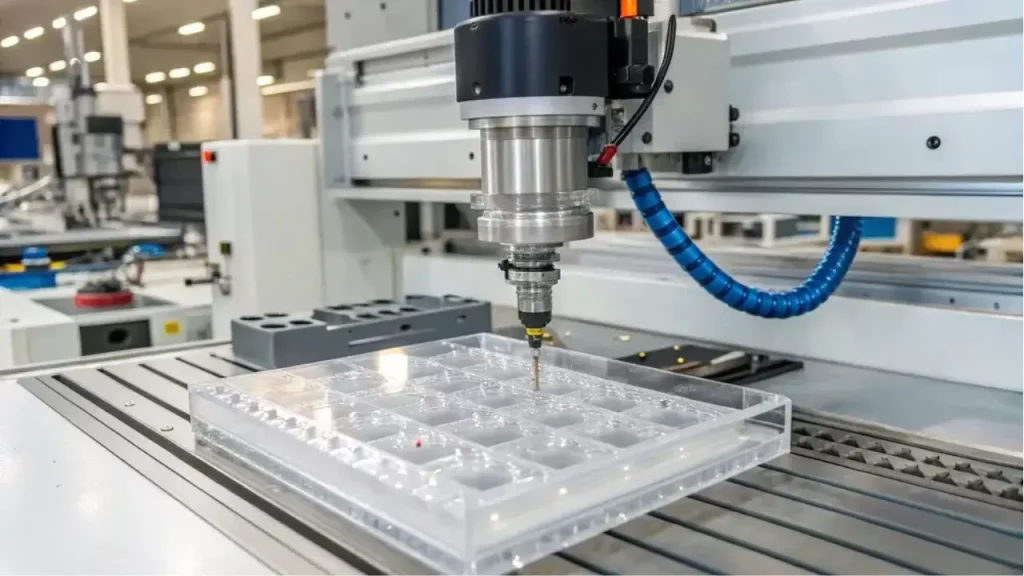 CNC machining of polycarbonate parts