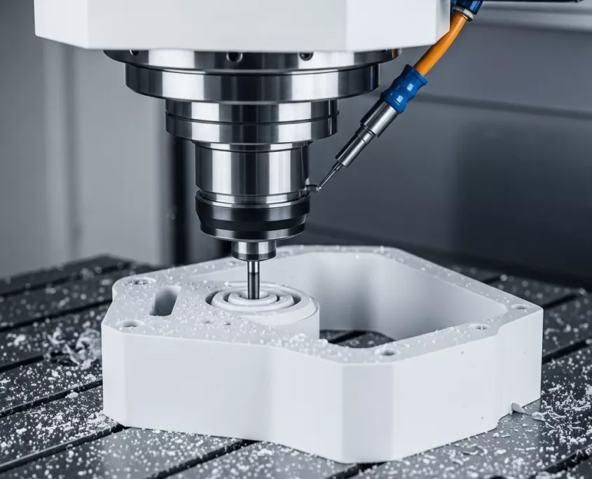 CNC processing pom plastic part