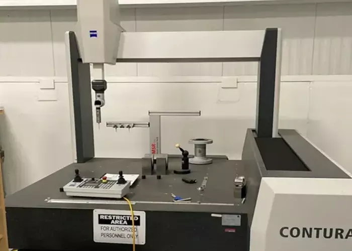 Precision measuring equipment for ABS parts inspection