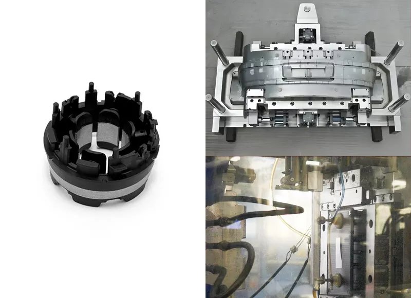 Precision PPO parts injection molding production and molds