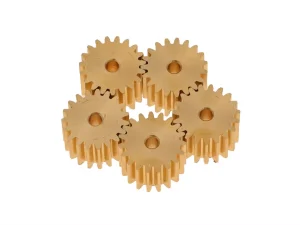 Custom copper gear prototype